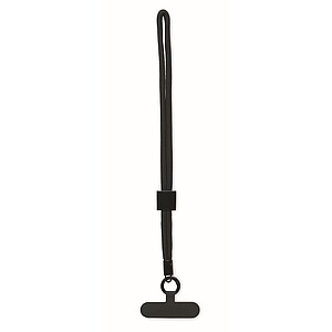 Poutko na telefon a zápěstí, černá