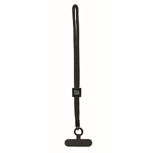 Poutko na telefon a zápěstí, černá