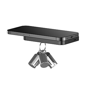 Powerbanka 5000mAh s bezdrátovým nabíjením, černá