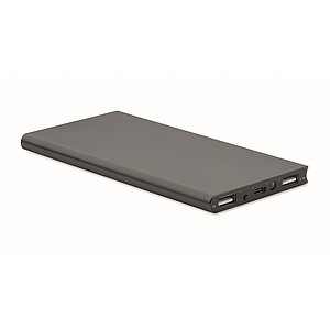 Powerbanka 8000 mAh, tmavě šedá