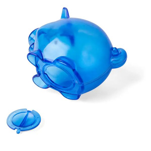 Prasátko z recyklovaného plastu, kobaltově modrá