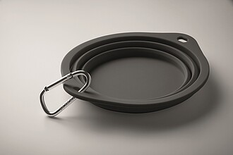 Přenosná miska pro domácí mazlíčky, černá