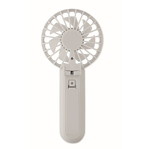 Přenosný skládací ventilátor, bílá