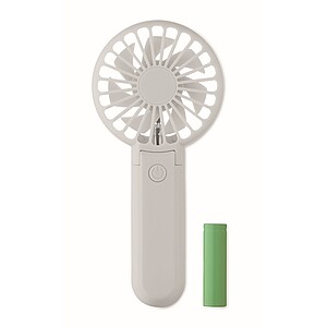 Přenosný skládací ventilátor, bílá