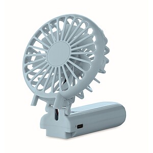 Přenosný skládací ventilátor, jemně modrá