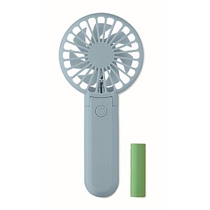 Přenosný skládací ventilátor, jemně modrá