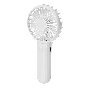 Přenosný ventilátor, bílá - reklamní předměty