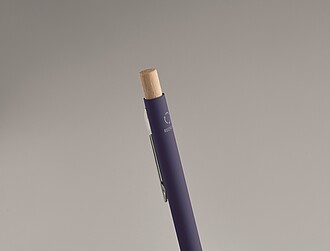 Propiska z recyklovaného hliníku, tmavá modrá