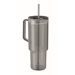 Průhledný hrnek 1200 ml, šedá