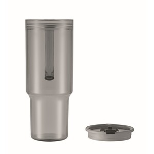 Průhledný hrnek 1200 ml, šedá