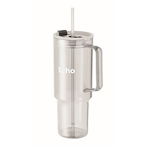 Průhledný hrnek 1200 ml, transparentní