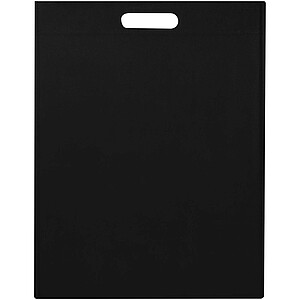 Recyklovaná nákupní taška se zipem, černá