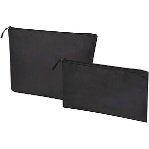 Recyklovaná sada toaletních taštiček, černá