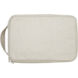 Recyklovaný organizér na toaletní potřeby 500 g/m2, béžová