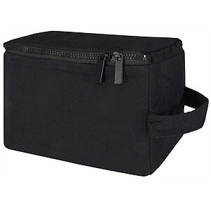 Recyklovaný organizér na toaletní potřeby 500 g/m2, černá