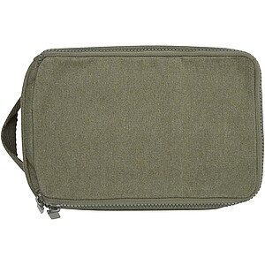 Recyklovaný organizér na toaletní potřeby 500 g/m2, zelená