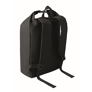 Rolovací batoh na notebook, černá