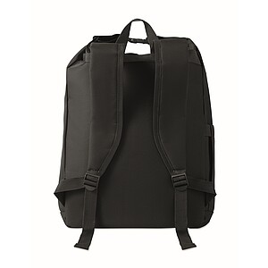 Rolovací batoh na notebook, černá