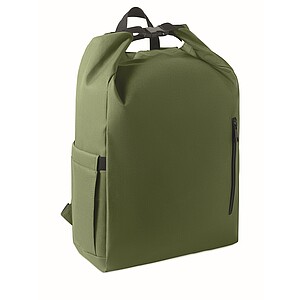 Rolovací batoh na notebook, vojenská zelená