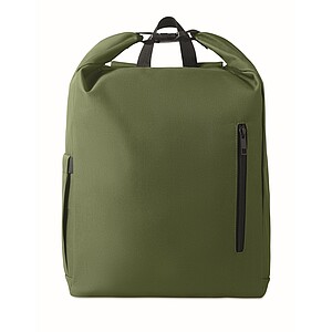 Rolovací batoh na notebook, vojenská zelená