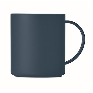 Rovný plastový hrnek, objem 300ml, námořní modrá