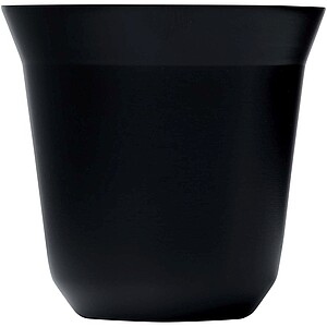 Sada 80ml šálků na espresso z nerezové oceli, černá