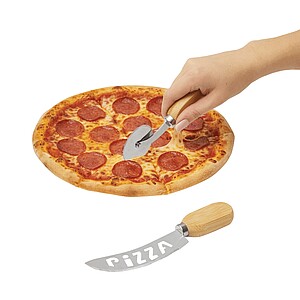 Sada na krájení pizzy, hnědá