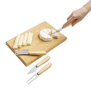 Sada příborů na sýr, hnědá