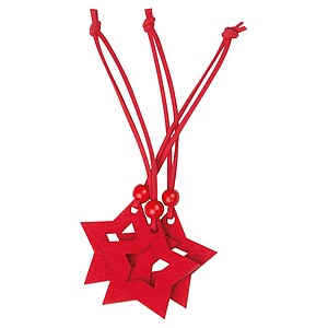 Sada vánočních ozdob, hvězda - vánoční reklamní předměty