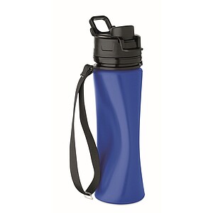 Silikonová sportovní láhev 500 ml,, královská modrá