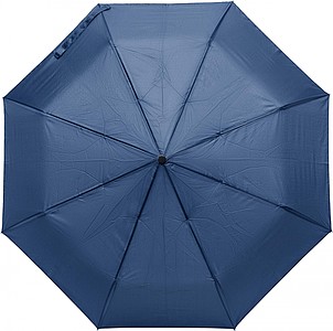 Skládací automatický deštník, pr. 97cm, modrý - reklamní deštníky