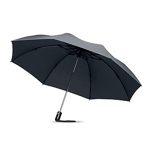 Skládací automatický O/C deštník, šedý - reklamní deštníky