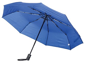 Skládací deštník, automatické otvírání i zavírání, modrá - reklamní deštníky