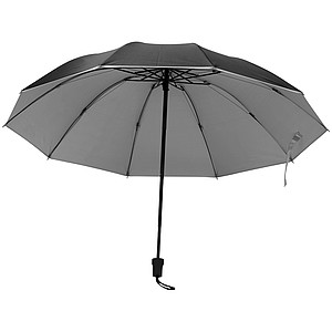 Skládací deštník, průměr 105cm, černý - reklamní deštníky