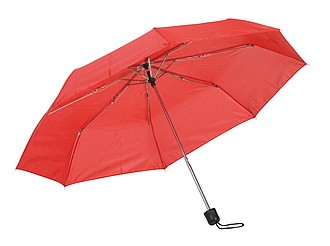 Skládací kapesní deštník, červený - reklamní deštníky