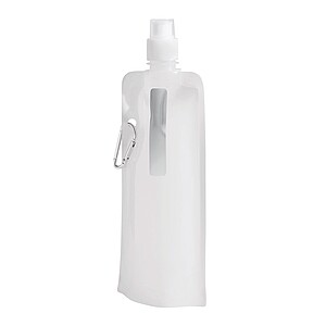 Skládací láhev na pití 400 ml, bílá