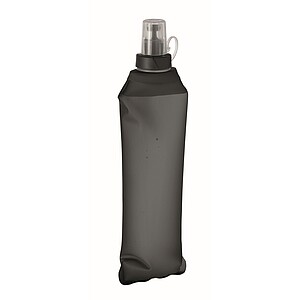 Skládací láhev na vodu 500 ml, černá