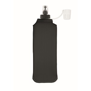 Skládací láhev na vodu 500 ml, černá