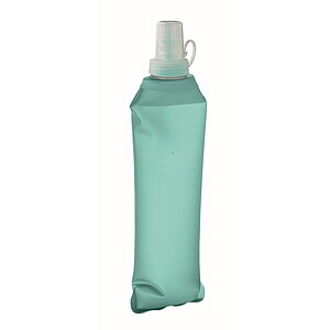 Skládací láhev na vodu 500 ml, tyrkysová