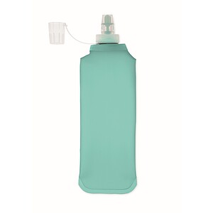Skládací láhev na vodu 500 ml, tyrkysová