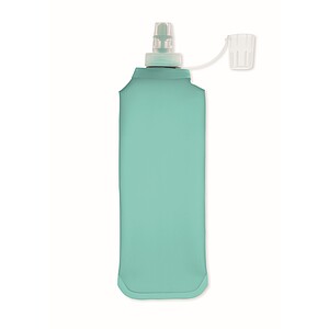 Skládací láhev na vodu 500 ml, tyrkysová