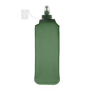 Skládací láhev na vodu 500 ml, zelená