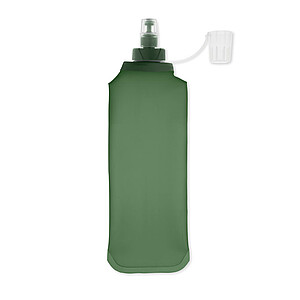 Skládací láhev na vodu 500 ml, zelená