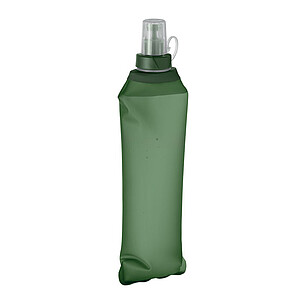 Skládací láhev na vodu 500 ml, zelená
