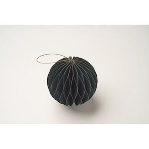 Skládací papírový věšák vánoční, zelená