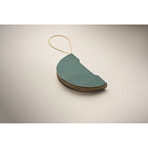 Skládací papírový věšák vánoční, zelená