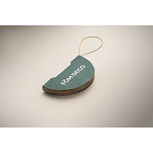 Skládací papírový věšák vánoční, zelená