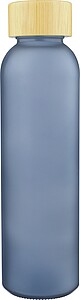 Skleněná láhev na pití, 500 ml, kobaltově modrá - reklamní předměty