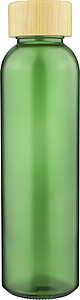 Skleněná láhev na pití, 500 ml, zelená