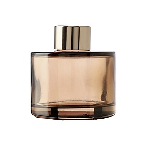 Skleněný aromadifuzér, hnědý - svíčka s vlastním potiskem